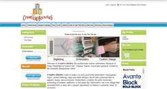 Desktop Screenshot of creativestitches.net